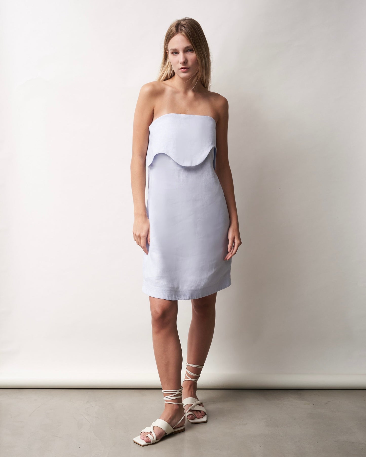 Vestido Riomar Celeste