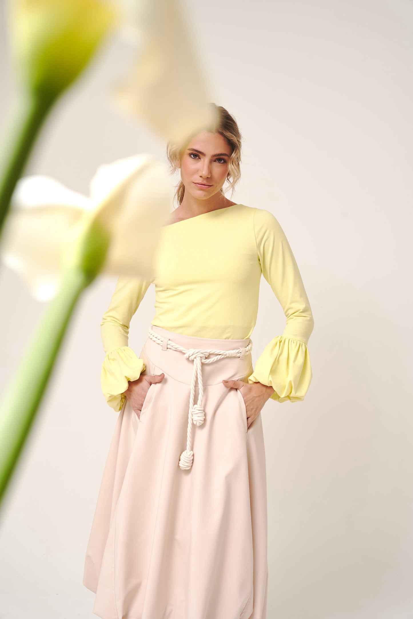 Tulip  Camel Skirt